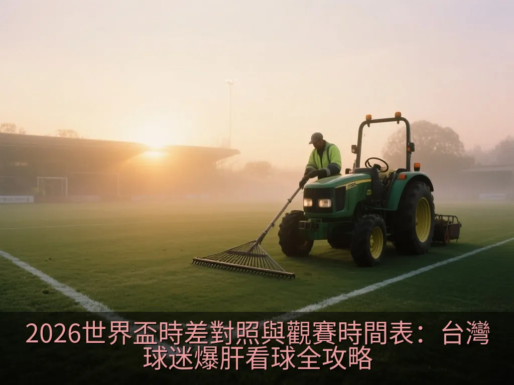 2026世界盃時差對照與觀賽時間表：台灣球迷爆肝看球全攻略